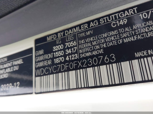 Продаж на аукціоні авто 2015 Mercedes-benz G 63 Amg 4matic, vin: WDCYC7DF0FX230763, номер лоту: 44630808