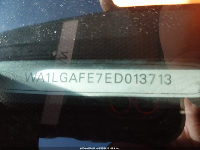 44630816 :رقم المزاد ، WA1LGAFE7ED013713 vin ، 2014 Audi Q7 3.0t Premium مزاد بيع