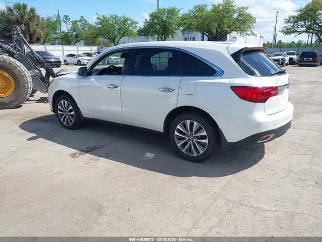 2014 Acura Mdx Technology Package მანქანა იყიდება აუქციონზე, vin: 5FRYD3H40EB001513, აუქციონის ნომერი: 44630973