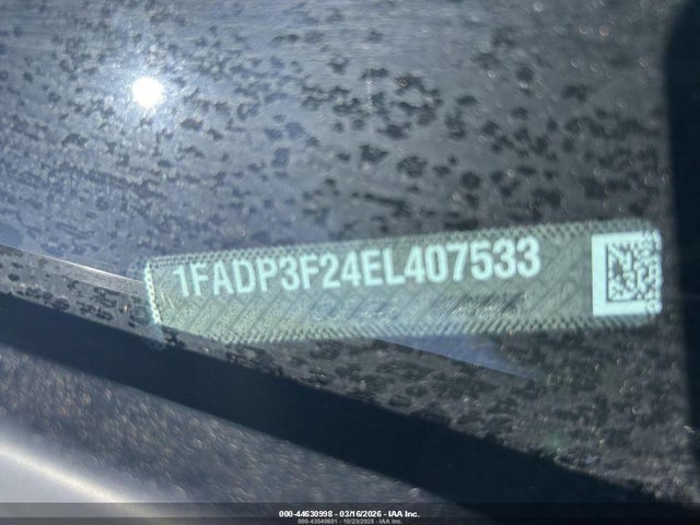 Ford FOCUS SE 2014 1FADP3F24EL407533 Image 9