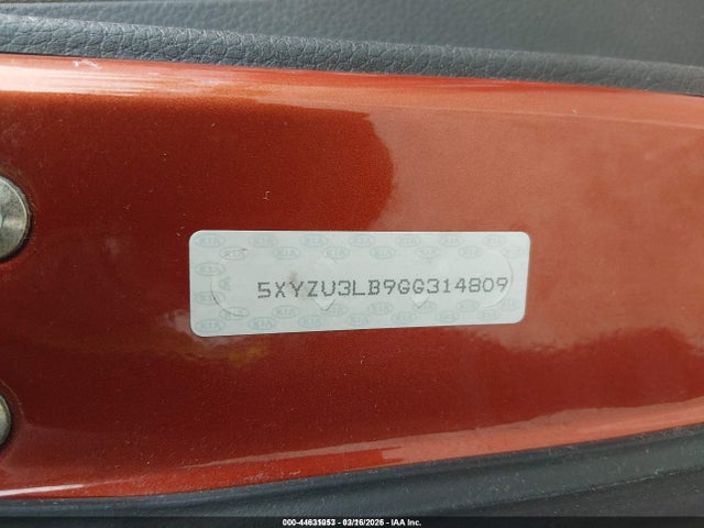44631053 :رقم المزاد ، 5XYZU3LB9GG314809 vin ، 2016 Hyundai Santa Fe Sport 2.4l مزاد بيع
