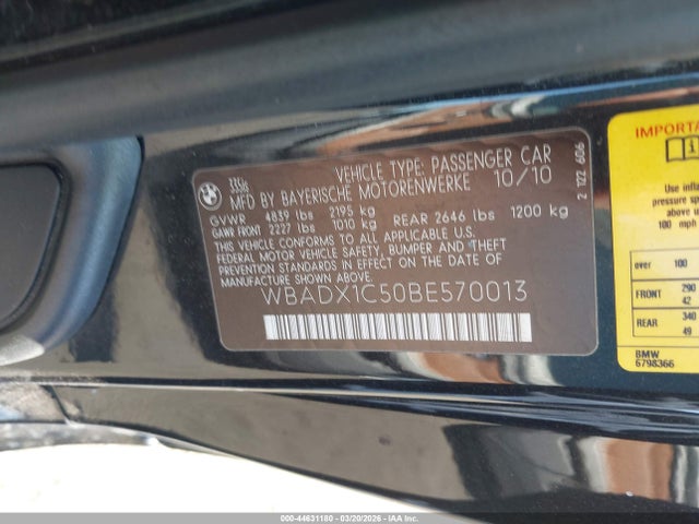 2011 BMW 335IS WBADX1C50BE570013 Photo 8