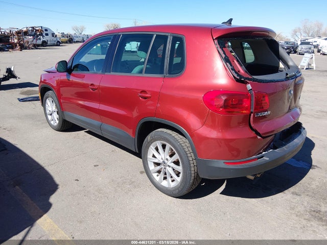 2014 Volkswagen Tiguan Se მანქანა იყიდება აუქციონზე, vin: WVGBV3AX3EW086993, აუქციონის ნომერი: 44631201
