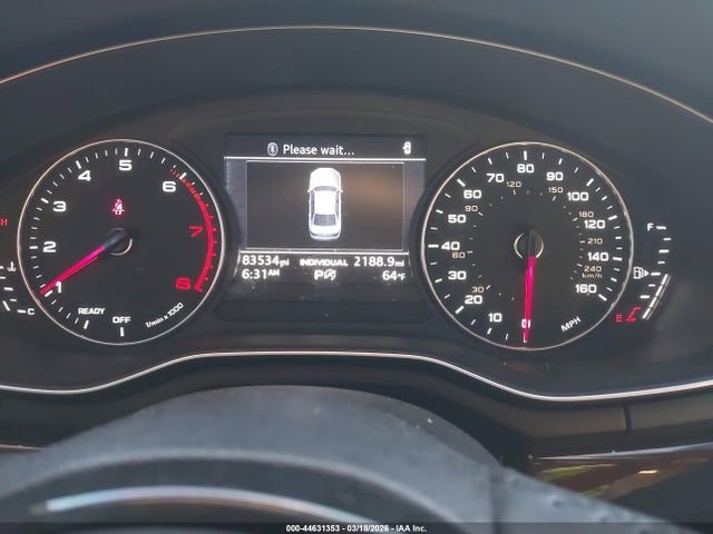 Продаж на аукціоні авто 2017 Audi A4 2.0t Ultra Premium, vin: WAUGMAF45HA168416, номер лоту: 44631353