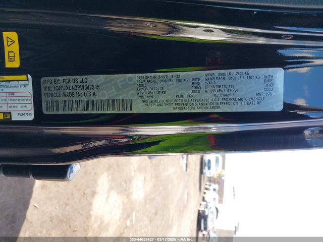 2023 JEEP WRANGLER 1C4HJXDN3PW647515 Photo 8