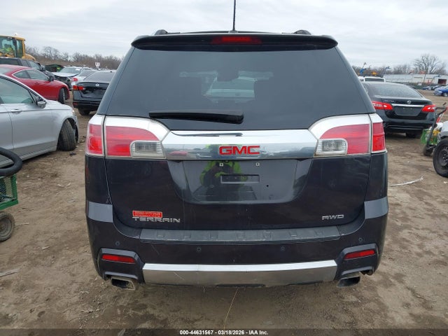 44631567 :رقم المزاد ، 2GKFLZE35F6338345 vin ، 2015 Gmc Terrain Denali مزاد بيع