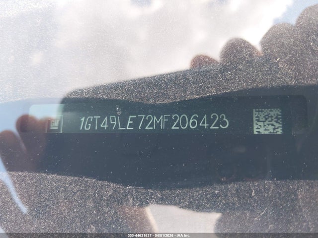 44631637 :رقم المزاد ، 1GT49LE72MF206423 vin ، 2021 Gmc Sierra 2500hd 4wd  Standard Bed مزاد بيع