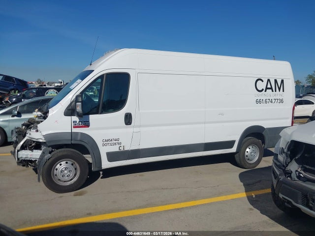 3C6URVJG0JE117125 RAM Promaster 3500 Cargo Van High Roof 159 Wb Ext