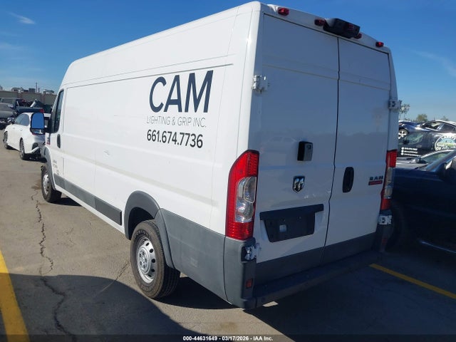 3C6URVJG0JE117125 RAM Promaster 3500 Cargo Van High Roof 159 Wb Ext
