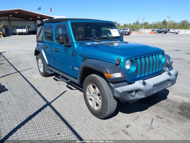 2019 JEEP WRANGLER UNLIMITED 1C4HJXDG2KW607856