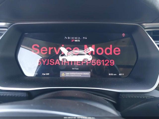 2014 TESLA MODEL S 5YJSA1H11EFP56129 Photo 6