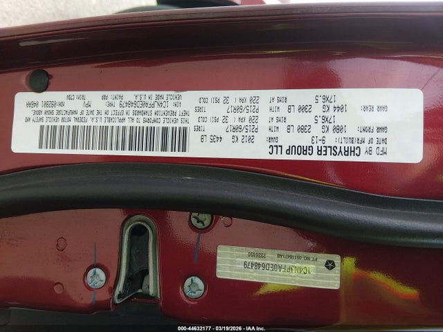 44632177 :رقم المزاد ، 1C4NJPFA0ED648479 vin ، 2014 Jeep Patriot Latitude مزاد بيع
