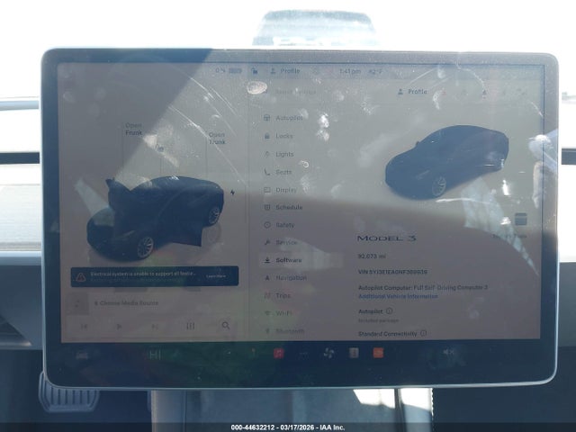 2022 Tesla Model 3 Rear-wheel Drive მანქანა იყიდება აუქციონზე, vin: 5YJ3E1EA0NF369939, აუქციონის ნომერი: 44632212