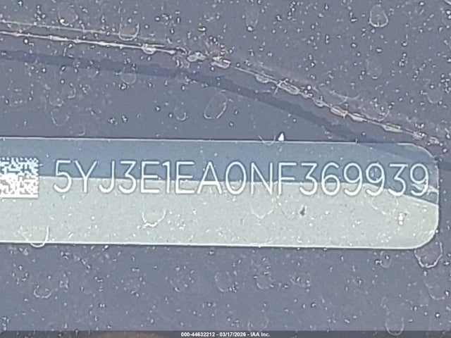 2022 Tesla Model 3 Rear-wheel Drive მანქანა იყიდება აუქციონზე, vin: 5YJ3E1EA0NF369939, აუქციონის ნომერი: 44632212