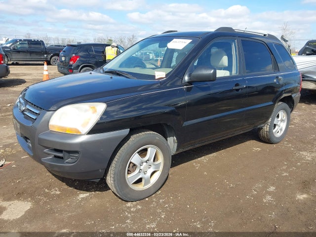 2007 Kia Sportage Lx მანქანა იყიდება აუქციონზე, vin: KNDJF724377312746, აუქციონის ნომერი: 44632336