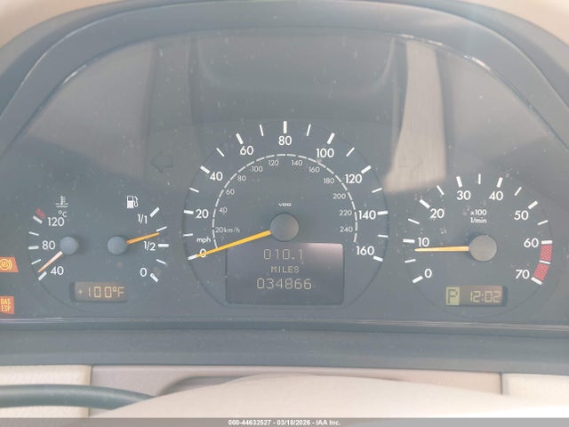 Продаж на аукціоні авто 2000 Mercedes-benz E 320, vin: WDBJF65J1YA972833, номер лоту: 44632527