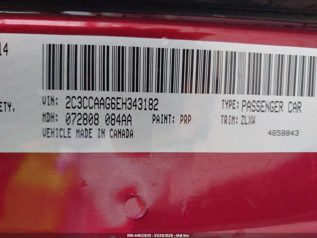 Aukcja sprzedaży 2014 Chrysler 300 Uptown Edition, vin: 2C3CCAAG6EH343182, numer aukcji: 44632530