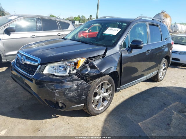 2015 Subaru Forester 2.5i Touring მანქანა იყიდება აუქციონზე, vin: JF2SJAUCXFH409666, აუქციონის ნომერი: 44632824