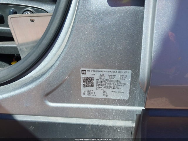44632858 :رقم المزاد ، 3GNAXHEG8RL267303 vin ، 2024 Chevrolet Equinox Fwd Ls مزاد بيع