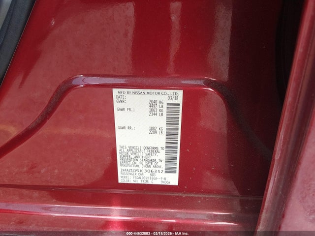 Nissan LEAF SV 2018 1N4AZ1CP5JC306352 Image 9