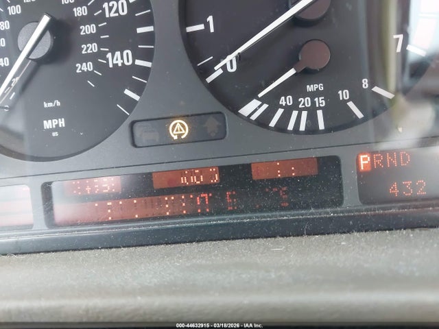 44632915 :رقم المزاد ، WBAGG83441DN81999 vin ، 2001 Bmw 740ia مزاد بيع