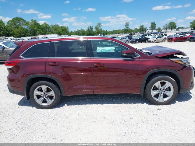 5TDDZRFH0JS850136 Toyota Highlander Limited