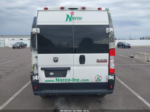 2019 Ram Promaster 2500 High Roof 159 Wb მანქანა იყიდება აუქციონზე, vin: 3C6TRVDG5KE555907, აუქციონის ნომერი: 44633322