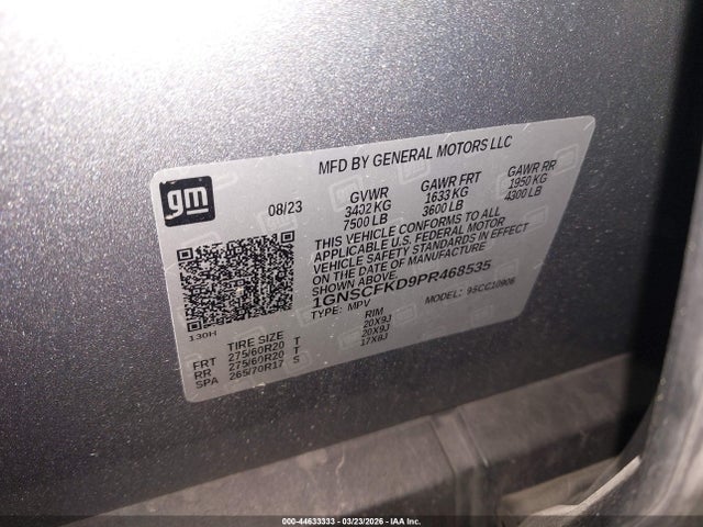 Chevrolet Suburban 2wd Premier 2023 1GNSCFKD9PR468535 Image 9