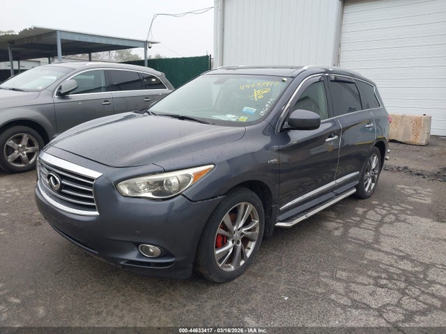 2014 Infiniti Qx60 Hybrid მანქანა იყიდება აუქციონზე, vin: 5N1CL0MM3EC525637, აუქციონის ნომერი: 44633417