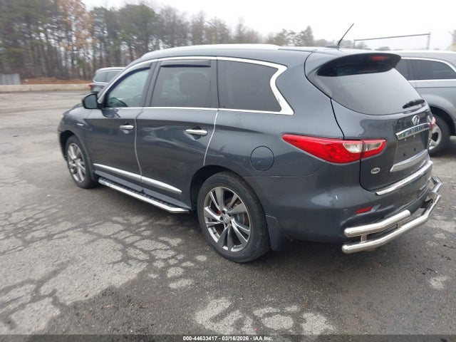 2014 Infiniti Qx60 Hybrid მანქანა იყიდება აუქციონზე, vin: 5N1CL0MM3EC525637, აუქციონის ნომერი: 44633417