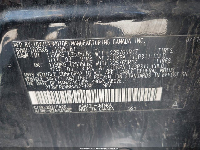 Toyota Rav4 Xle 2014 2T3WFREV6EW122124 Image 9