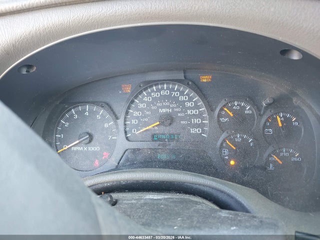Продаж на аукціоні авто 2003 Chevrolet Trailblazer Ext Lt, vin: 1GNES16S336134041, номер лоту: 44633487