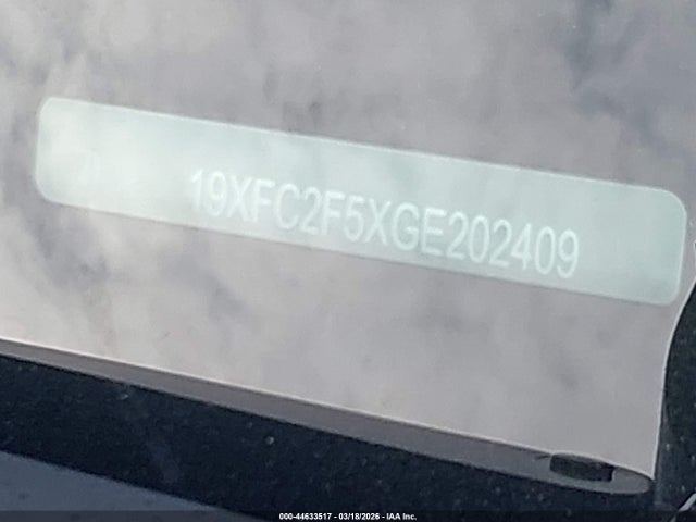 Honda Civic Lx 2016 19XFC2F5XGE202409 Image 9
