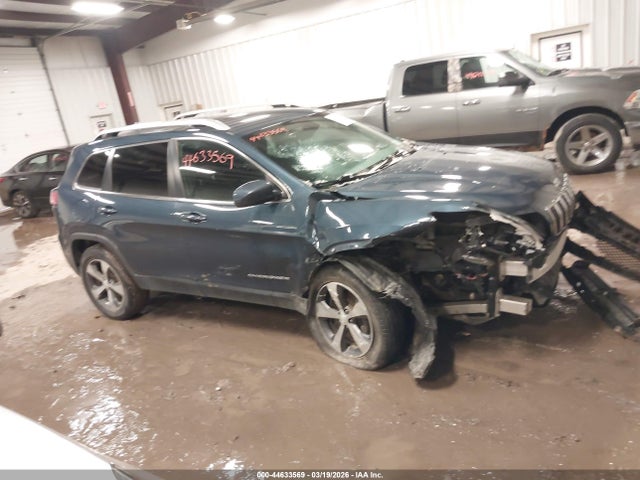 2019 Jeep Cherokee Limited 4x4 მანქანა იყიდება აუქციონზე, vin: 1C4PJMDX9KD375407, აუქციონის ნომერი: 44633569