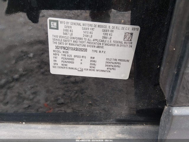 2010 CADILLAC SRX 3GYFNCEYXAS609208 Photo 8