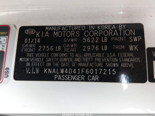 2015 KIA K900 KNALW4D41F6017215 Photo 8