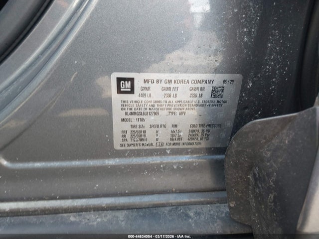 KL4MMGSL6LB127909 Buick Encore Gx Awd Essence