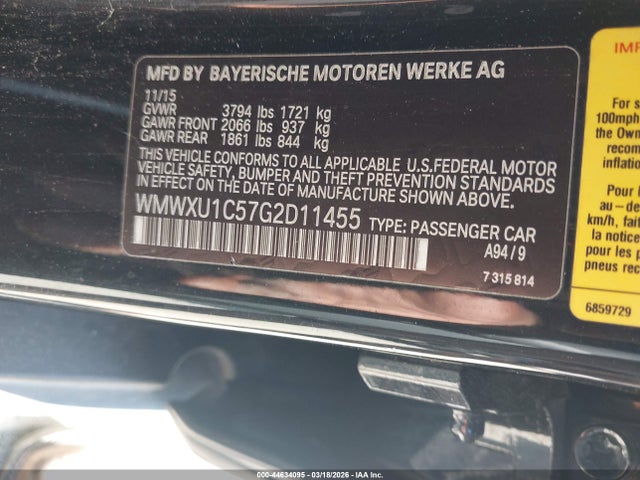 2016 MINI HARDTOP WMWXU1C57G2D11455 Photo 8