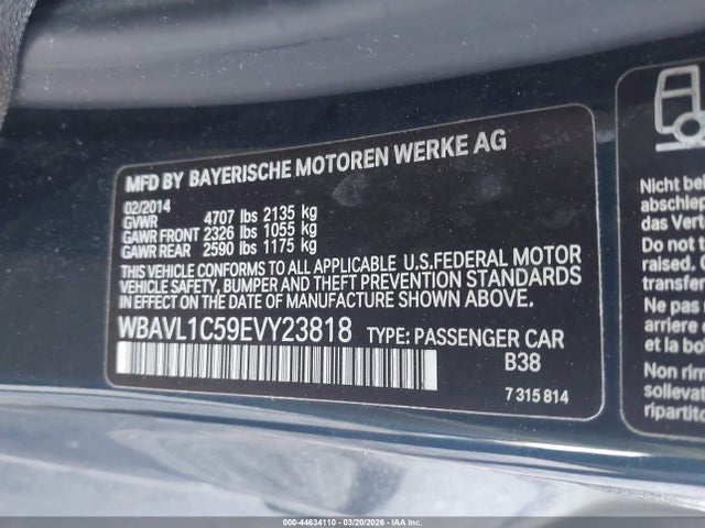 2014 BMW X1 WBAVL1C59EVY23818 Photo 8