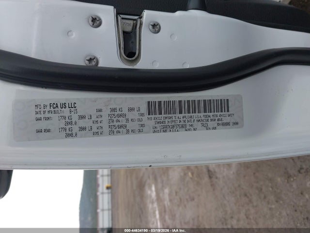 Продаж на аукціоні авто 2015 Ram 1500 Express, vin: 1C6RR7KG8FS753828, номер лоту: 44634190