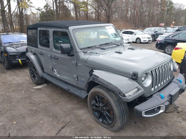 Продаж на аукціоні авто 2023 Jeep Wrangler 4xe Sahara 4x4, vin: 1C4JJXP6XPW505197, номер лоту: 44634235