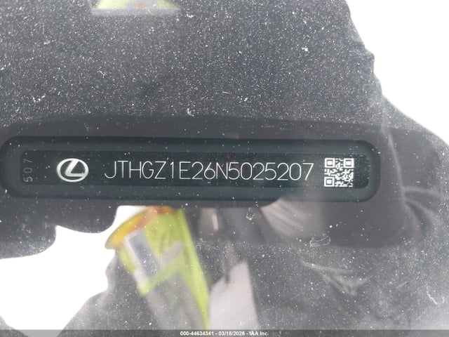 Aukcja sprzedaży 2022 Lexus Is 350 F Sport, vin: JTHGZ1E26N5025207, numer aukcji: 44634341