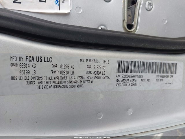 Dodge Charger Sxt Rwd 2019 2C3CDXBG2KH715966 Image 9