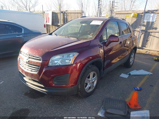 2016 Chevrolet Trax Lt მანქანა იყიდება აუქციონზე, vin: 3GNCJPSB8GL261642, აუქციონის ნომერი: 44634564