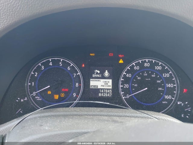 2011 Infiniti G37x მანქანა იყიდება აუქციონზე, vin: JN1CV6AR5BM352326, აუქციონის ნომერი: 44634584