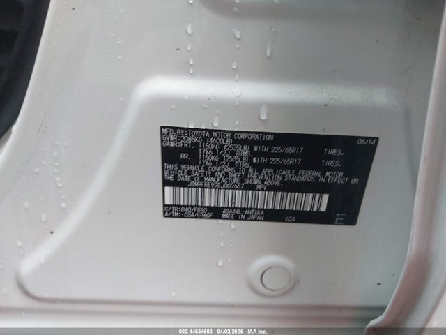 JTMBFREV9EJ009667 Toyota RAV4 LE