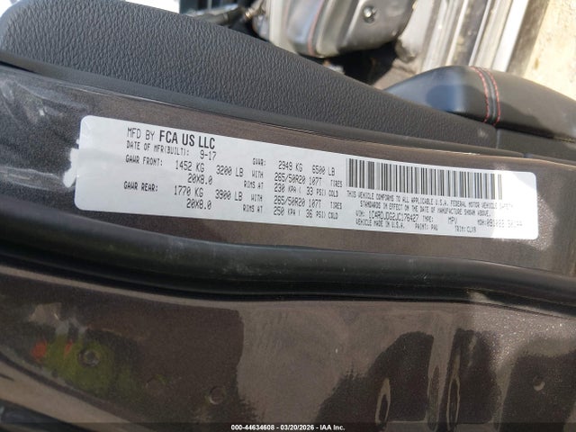 Продаж на аукціоні авто 2018 Dodge Durango Gt Awd, vin: 1C4RDJDG2JC176427, номер лоту: 44634608