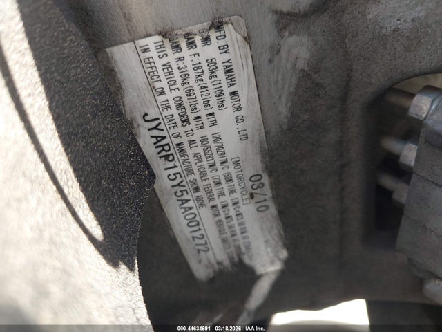 2010 YAMAHA FJR1300 JYARP15Y5AA001272 Photo 9