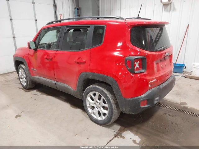 2018 Jeep Renegade Latitude 4x4 მანქანა იყიდება აუქციონზე, vin: ZACCJBBB6JPG76100, აუქციონის ნომერი: 44634727