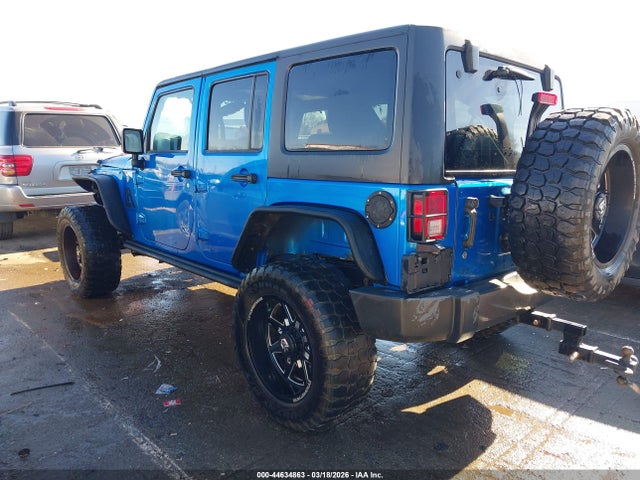 44634863 :رقم المزاد ، 1C4HJWDG3GL119390 vin ، 2016 Jeep Wrangler Unlimited Black Bear مزاد بيع